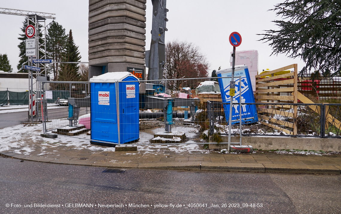 26.01.2023 - Neubau eines Mehrfamilienhause in der Niederalmstraße 16 in Neuperlach-Trudering